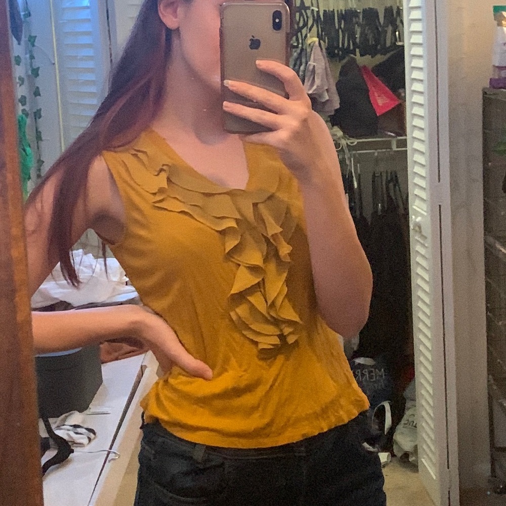 Yellow blouse